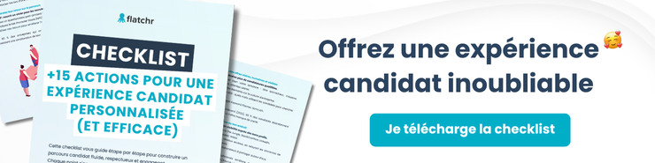 checklist expérience candidat personnalisée
