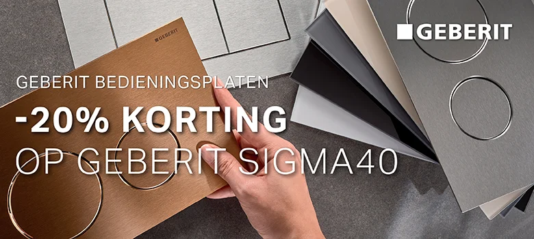 Geberit actie Sigma40