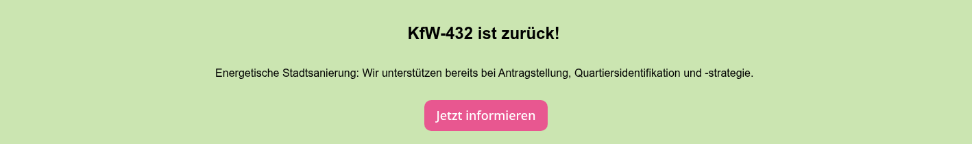 KfW-432 ist zurück! 