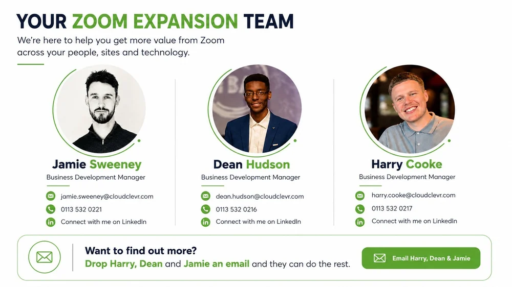 Zoom expansion team