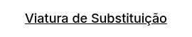 <p><span style="text-decoration: underline; font-size: 18px;"><span style="color: #000000; text-decoration: underline;">Viatura de Substituição</span><span style="color: #000000; text-decoration: underline;"></span></span></p>