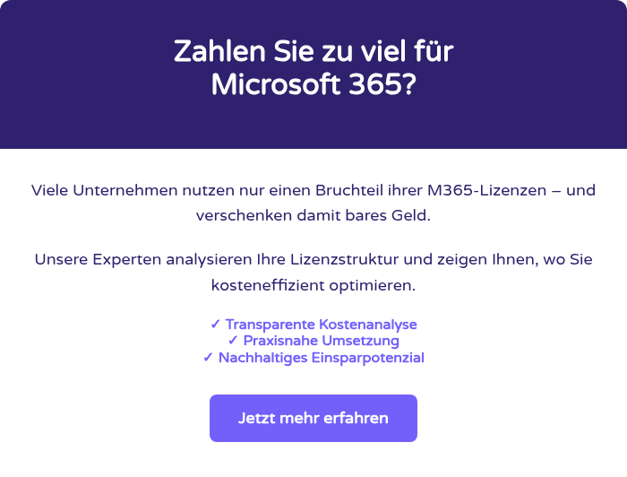 Zahlen Sie zu viel für Microsoft 365?