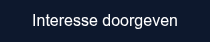 Interesse doorgeven