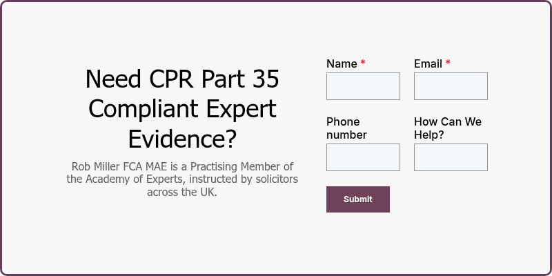 Need CPR Part 35 Compliant Expert Evidence?