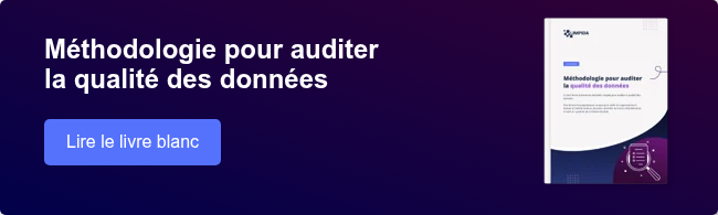 Méthodologie pour auditer la qualité des données  