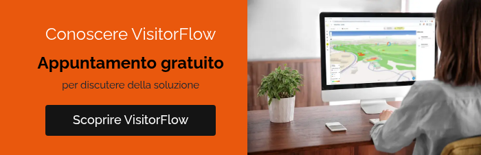 Conoscere VisitorFlow Appuntamento gratuito per discutere della soluzione &nbsp;