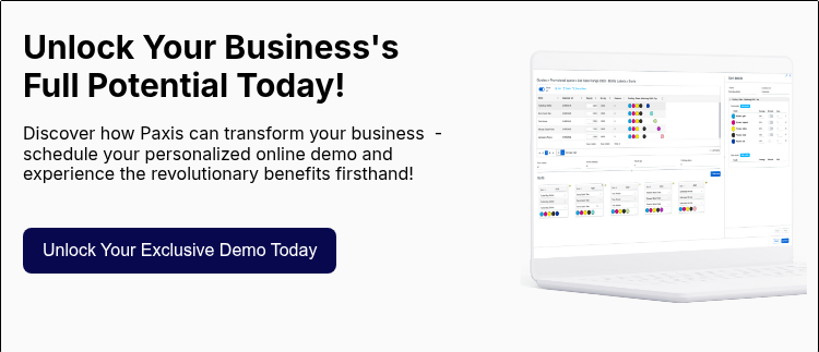 Unlock Your Business's Full Potential Today! &nbsp; Discover how Paxis can transform your business&nbsp; - schedule your personalized online demo and experience the revolutionary benefits firsthand!