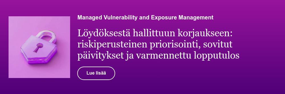 haavoittuvuuksien hallinta