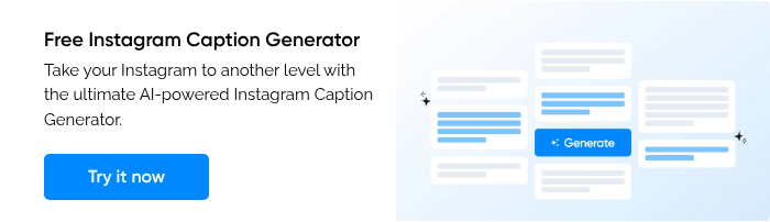 Free Instagram Caption Generator Take your Instagram to another level with the ultimate AI-powered Instagram Caption Generator.{{ include_custom_fonts({"Gilroy":["Audacieux","Moyen","Semi-gras"]}) }}