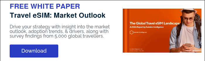 FREE WHTE PAPER Travel eSIM: Market Outlook Gain insight into market and receive exclusive findings from Kaleido's Q2 2023 survey.