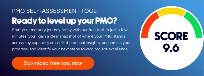 PMO SELF-ASSESSMENT TOOL Curious about your PMO's health? Our free tool is here to help you evaluate the current state of your PMO and identify areas for improvement.