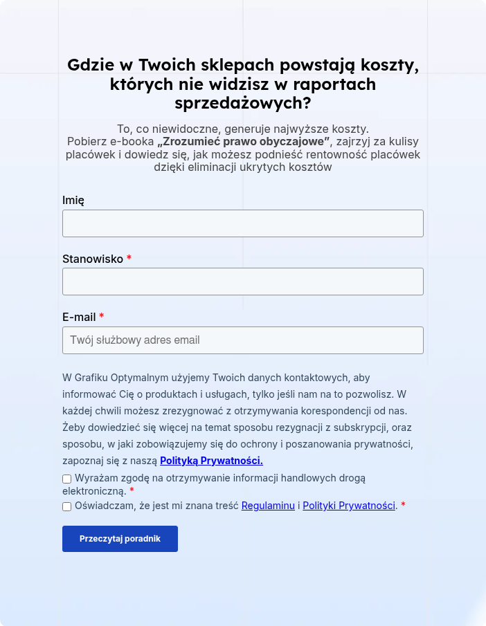 Gdzie w Twoich sklepach powstają koszty, których nie widzisz w raportach sprzedażowych?
