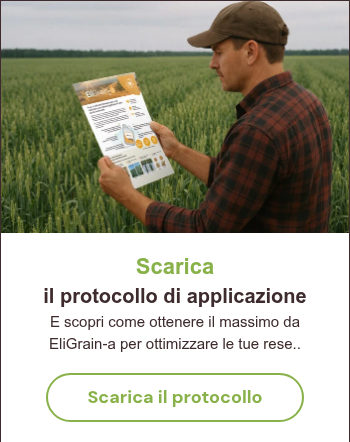 agriculteur lisant fiche technique EliGrain-a horizontal