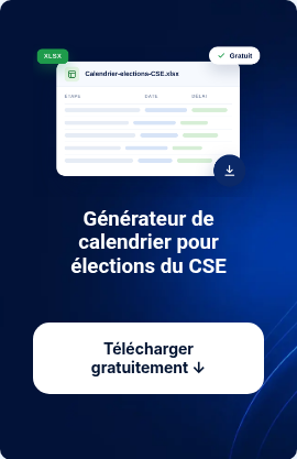 Calendrier Election CSE-1