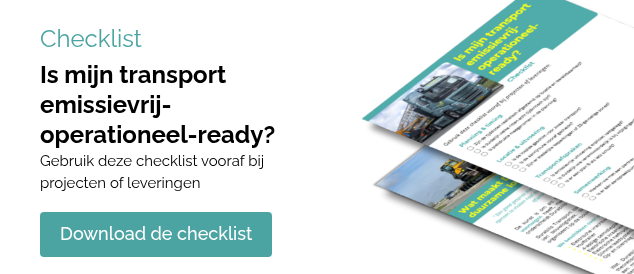 Checklist Is mijn transport emissievrij-operationeel-ready? Gebruik deze checklist vooraf bij projecten of leveringen &nbsp;