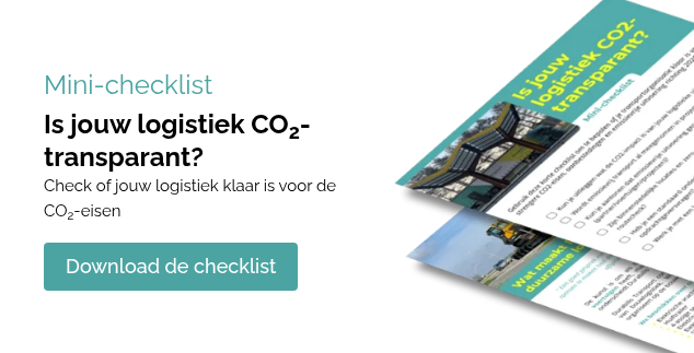 Mini-checklist Is jouw logistiek CO2-transparant? Check of jouw logistiek klaar is voor de CO2-eisen &nbsp;