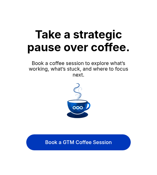 Take a strategic pause over coffee.