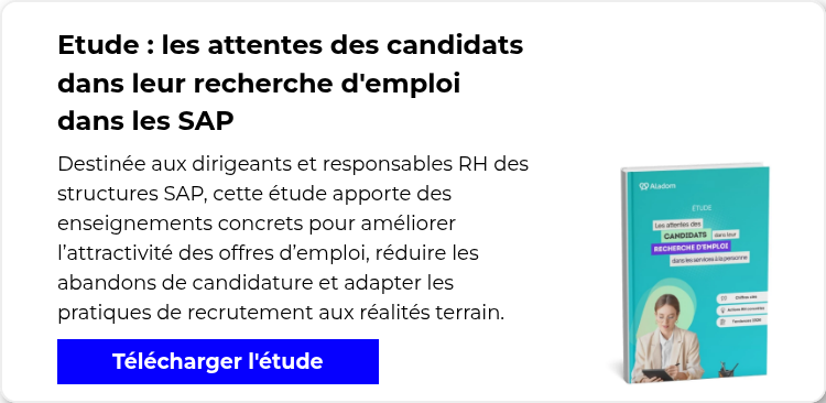 Etude : les attentes des candidats dans leur recherche d'emploi dans les SAP