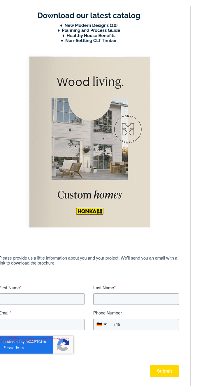 Download our latest catalog ♦ New Modern Designs (20) ♦ Planning and Process Guide ♦ Healthy House Benefits ♦ Non-Settling CLT Timber