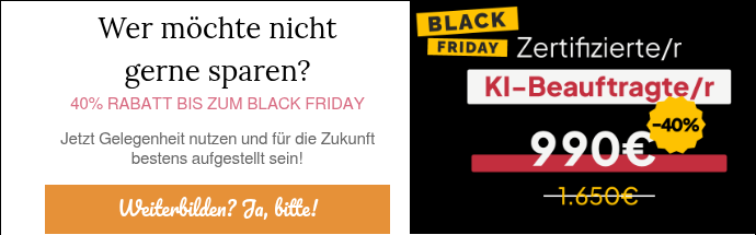 Wer möchte nicht gerne sparen? 40% RABATT BIS ZUM BLACK FRIDAY