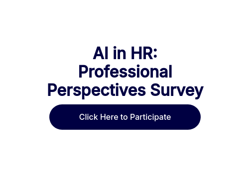 AI in HR: Professional Perspectives Survey