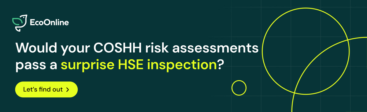 coshh risk assessments quiz