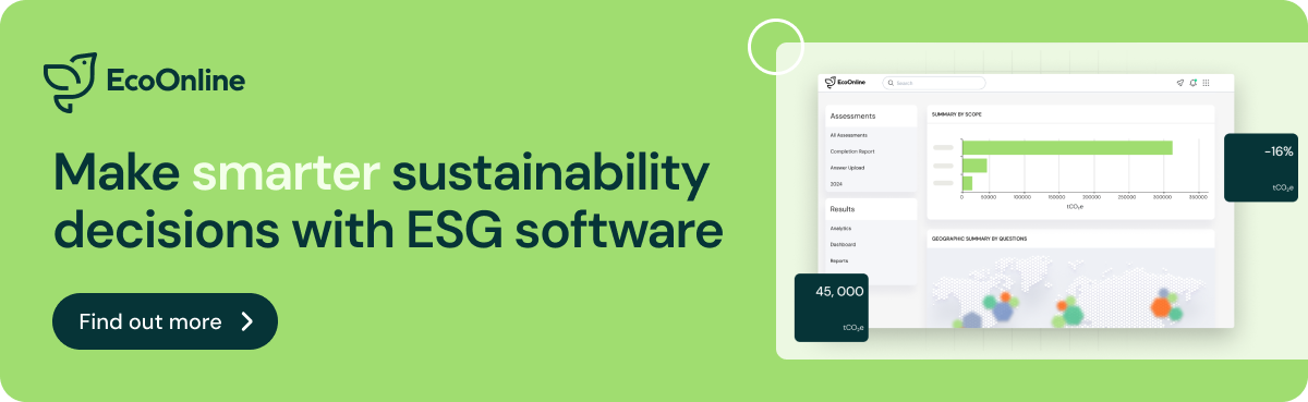Banner leading to ESG software page