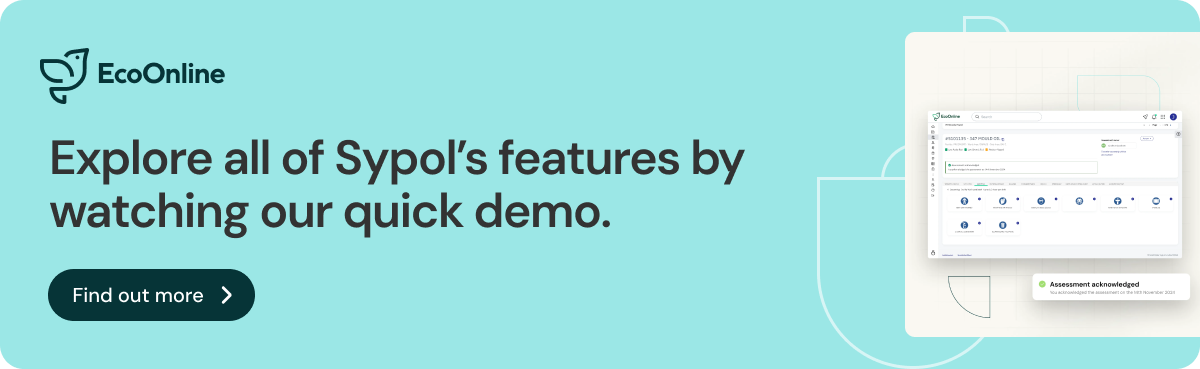 Blue banner linking to the Sypol demo page