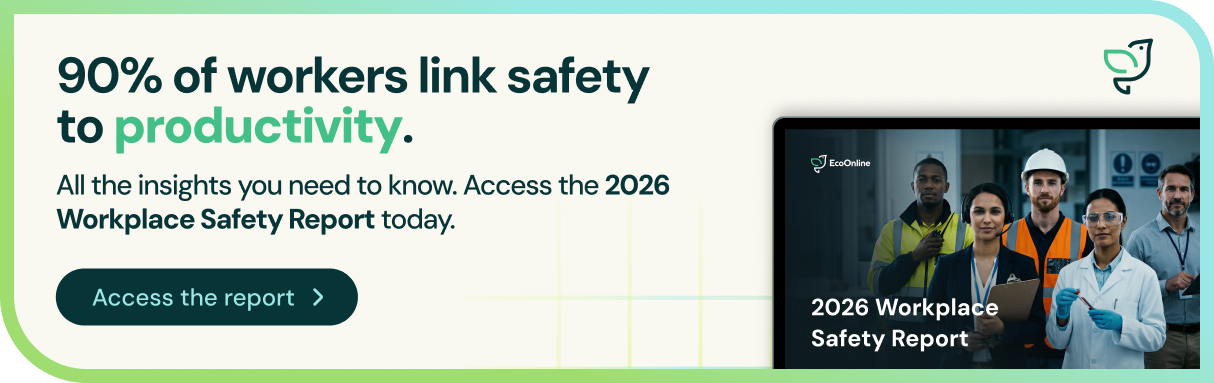Banner leading to the Workplace Safety Report - UK and Ireland edition