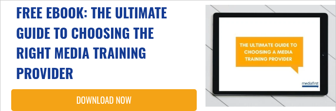 FREE EBOOK: THE ULTIMATE GUIDE TO CHOOSING THE RIGHT MEDIA TRAINING PROVIDER   