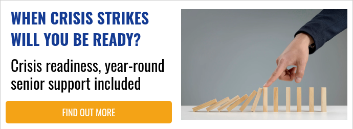 WHEN CRISIS STRIKES WILL YOU BE READY? &nbsp;