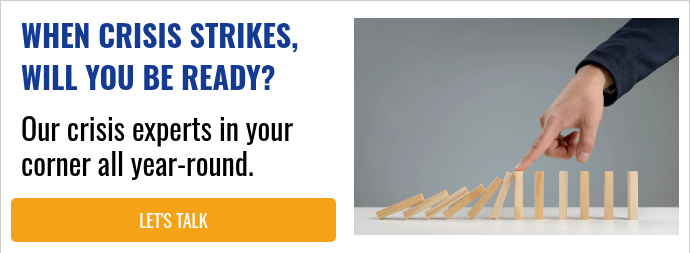 WHEN CRISIS STRIKES, WILL YOU BE READY? &nbsp;