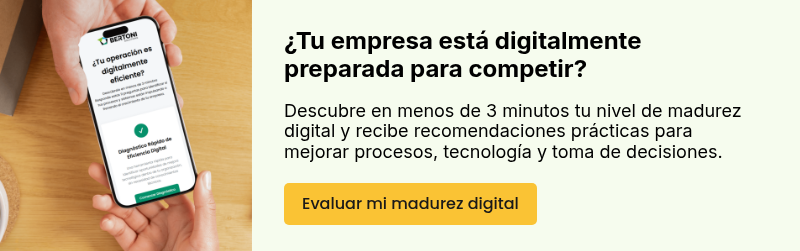 crea el contenido para un banner CTA de hubspot para promocionar el Diagnóstico de madurez digital ¿Dónde está tu empresa, el cuestionario httpsbertonisolutions.comdiagnóstico-madurez-digital