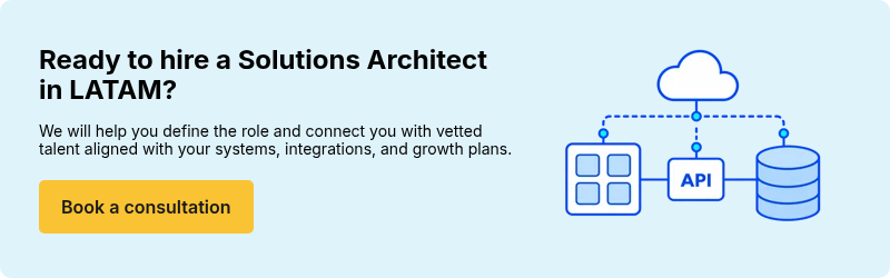 Ready to hire a Solutions Architect in LATAM?