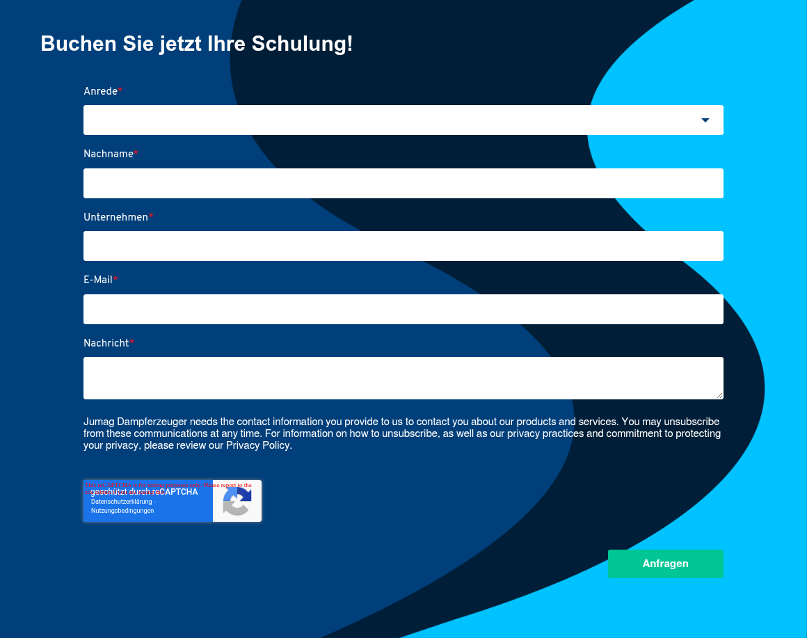 Buchen Sie jetzt Ihre Schulung!