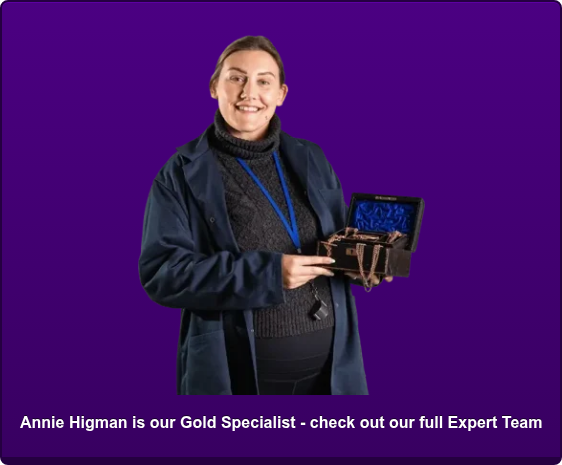Annie Higman is our Gold Specialist - check out our full Expert Team