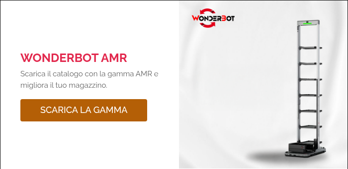 WONDERBOT AMR Scarica il catalogo con la gamma AMR e migliora il tuo magazzino.  