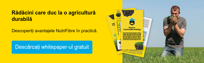 Rădăcini care duc la o agricultură durabilă   Descoperiți avantajele NutriFibre în practică.  