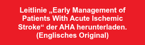 <div>Leitlinie „Early Management of Patients With Acute Ischemic Stroke“ der AHA herunterladen. (Englisches Original)</div>