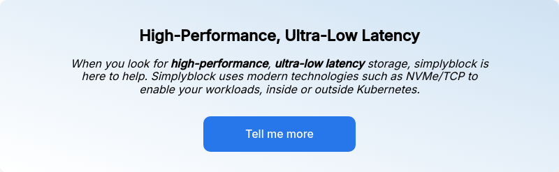 High-Performance, Ultra-Low Latency
