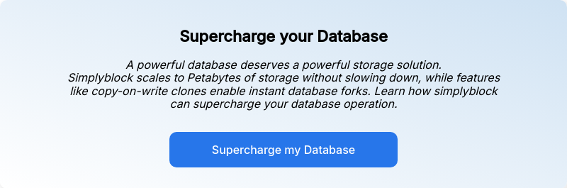 Supercharge your Database