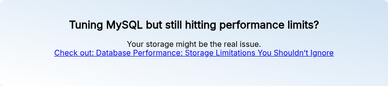 Tuning MySQL but still hitting performance limits?