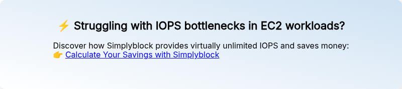 ⚡️ Struggling with IOPS bottlenecks in EC2 workloads?