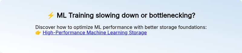 ⚡ ML Training slowing down or bottlenecking?