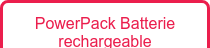 PowerPack Batterie rechargeable