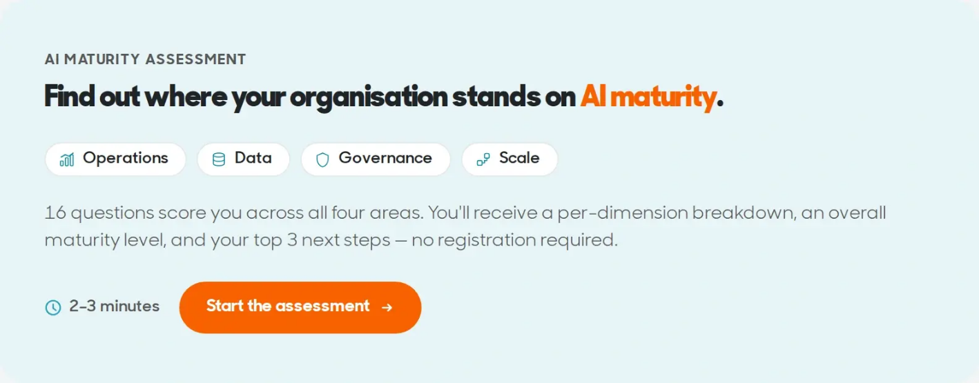 ITSM ai maturity assessment banner