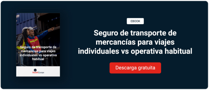 Seguro de transporte de mercancías para viajes individuales vs operativa incrustado