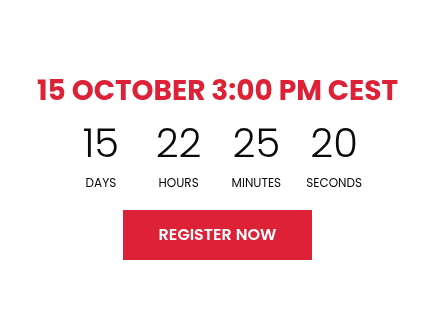 15 OCTOBER 3:00 PM CEST