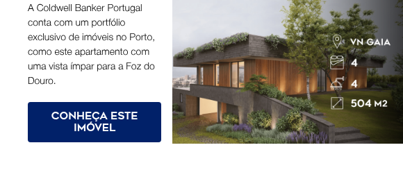 A Coldwell Banker Portugal conta com um portfólio exclusivo de imóveis no Porto, como este apartamento com uma vista ímpar para a Foz do Douro.) }}