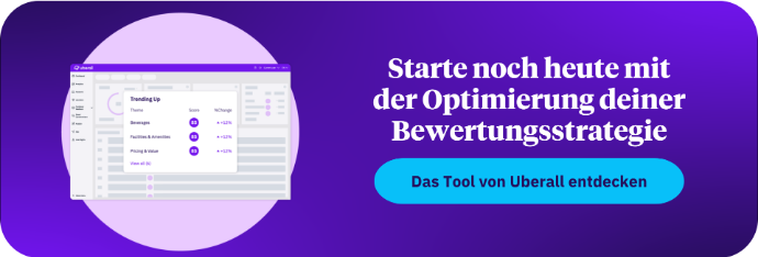 Banner zur Uberall Bewertungstool-Seite